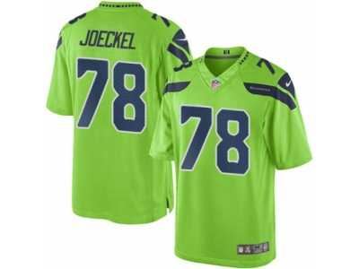 Youth Nike Seattle Seahawks #78 Luke Joeckel Limited Green Rush NFL Jersey