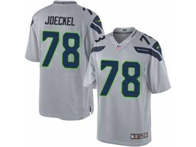 Youth Nike Seattle Seahawks #78 Luke Joeckel Limited Grey Alternate NFL Jersey