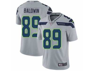 Youth Nike Seattle Seahawks #89 Doug Baldwin Vapor Untouchable Limited Grey Alternate NFL Jersey