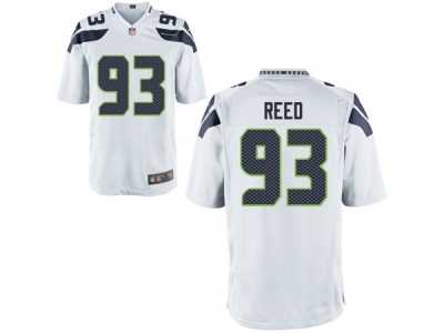 Youth Nike Seattle Seahawks #93 Jarran Reed White NFL Jersey