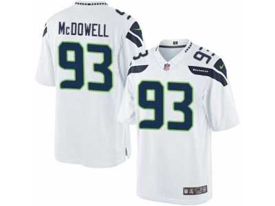 Youth Nike Seattle Seahawks #93 Malik McDowell Limited White NFL Jersey
