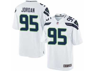 Youth Nike Seattle Seahawks #95 Dion Jordan Limited White NFL Jersey