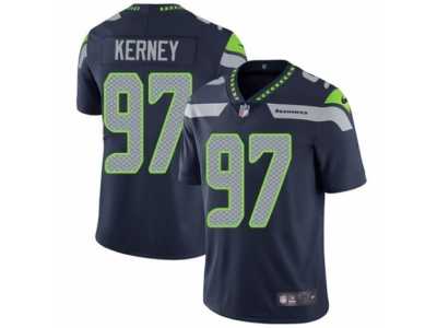 Youth Nike Seattle Seahawks #97 Patrick Kerney Vapor Untouchable Limited Steel Blue Team Color NFL Jersey