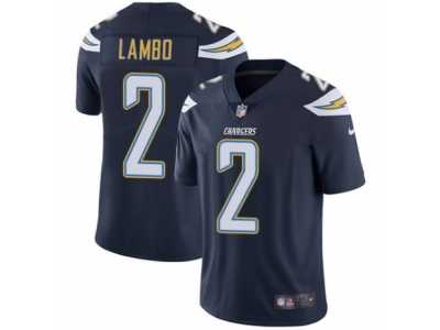 Youth Nike Los Angeles Chargers #2 Josh Lambo Limited Navy Blue Team Color NFL Jersey