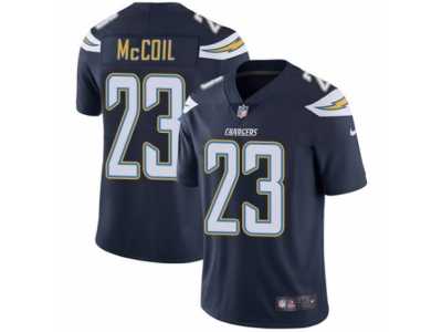 Youth Nike Los Angeles Chargers #23 Dexter McCoil Vapor Untouchable Limited Navy Blue Team Color NFL Jersey