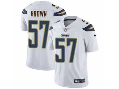 Youth Nike Los Angeles Chargers #57 Jatavis Brown Vapor Untouchable Limited White NFL Jersey