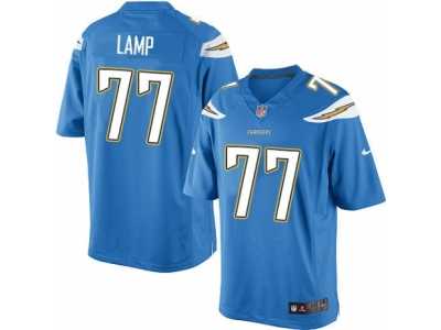 Youth Nike Los Angeles Chargers #77 Forrest Lamp Limited Electric Blue Alternate NFL Jersey