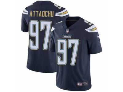 Youth Nike Los Angeles Chargers #97 Jeremiah Attaochu Vapor Untouchable Limited Navy Blue Team Color NFL Jersey