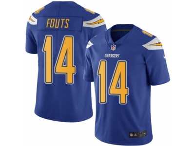 Youth Nike San Diego Chargers #14 Dan Fouts Limited Electric Blue Rush NFL Jersey
