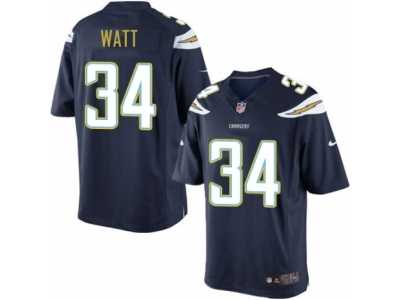 Youth Nike San Diego Chargers #34 Derek Watt Limited Navy Blue Team Color NFL Jersey