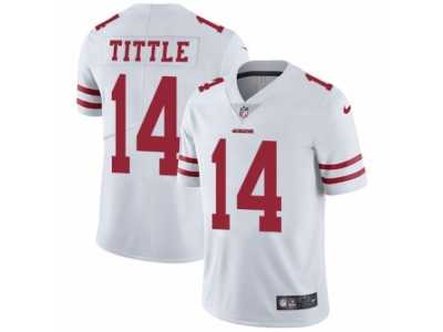 Youth Nike San Francisco 49ers #14 Y.A. Tittle Vapor Untouchable Limited White NFL Jersey