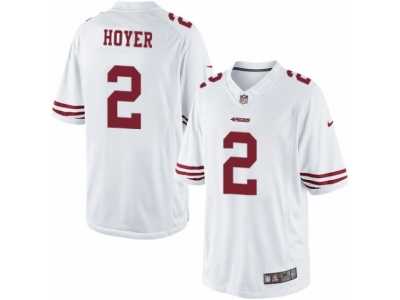 Youth Nike San Francisco 49ers #2 Brian Hoyer Limited White NFL Jersey