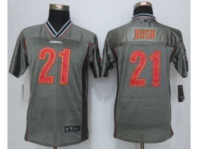 Youth Nike San Francisco 49ers #21 Reggie Bush grey Jerseys(Vapor)
