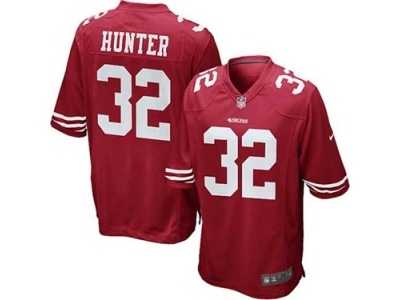Youth Nike San Francisco 49ers #32 Kendall Hunter Red Team Color NFL Jersey
