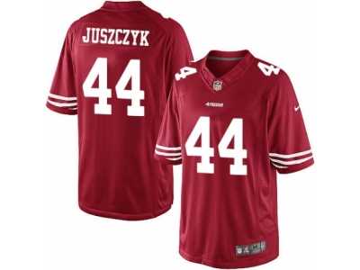 Youth Nike San Francisco 49ers #44 Kyle Juszczyk Limited Red Team Color NFL Jersey