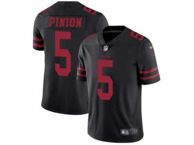 Youth Nike San Francisco 49ers #5 Bradley Pinion Vapor Untouchable Limited Black NFL Jersey