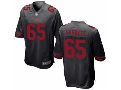 Youth Nike San Francisco 49ers #65 Joshua Garnett Black NFL Jersey