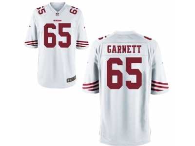 Youth Nike San Francisco 49ers #65 Joshua Garnett Red Team Color NFL Jersey