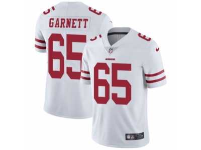 Youth Nike San Francisco 49ers #65 Joshua Garnett Vapor Untouchable Limited White NFL Jersey