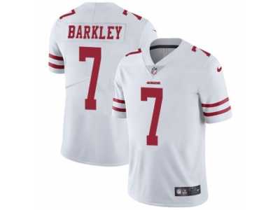 Youth Nike San Francisco 49ers #7 Matt Barkley Vapor Untouchable Limited White NFL Jersey