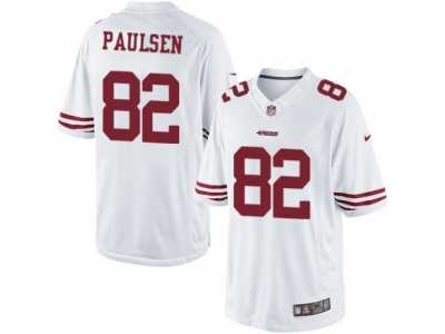Youth Nike San Francisco 49ers #82 Logan Paulsen Limited White NFL Jersey