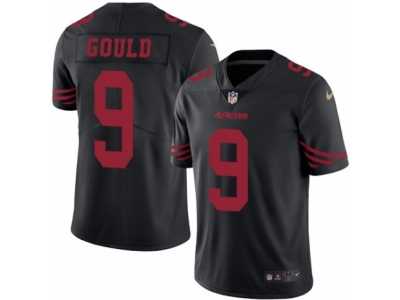 Youth Nike San Francisco 49ers #9 Robbie Gould Limited Black Rush NFL Jersey
