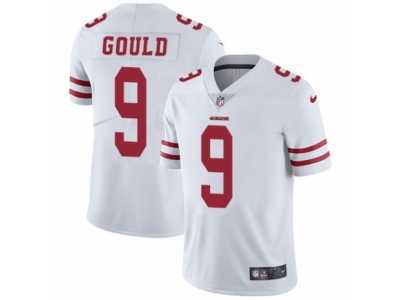 Youth Nike San Francisco 49ers #9 Robbie Gould Vapor Untouchable Limited White NFL Jersey