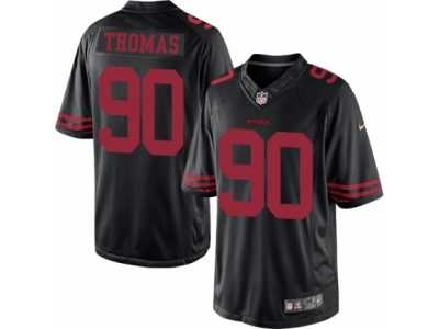 Youth Nike San Francisco 49ers #90 Solomon Thomas Limited Black NFL Jersey