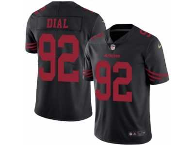 Youth Nike San Francisco 49ers #92 Quinton Dial Limited Black Rush NFL Jersey