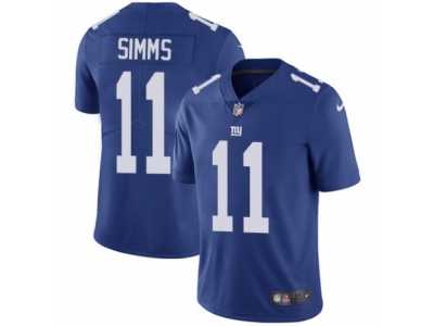 Youth Nike New York Giants #11 Phil Simms Vapor Untouchable Limited Royal Blue Team Color NFL Jersey