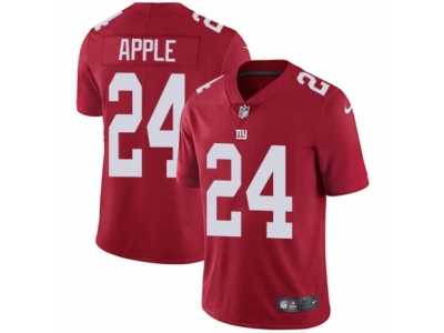 Youth Nike New York Giants #24 Eli Apple Vapor Untouchable Limited Red Alternate NFL Jersey
