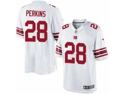 Youth Nike New York Giants #28 Paul Perkins Limited White NFL Jersey
