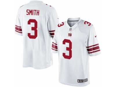 Youth Nike New York Giants #3 Geno Smith Limited White NFL Jersey