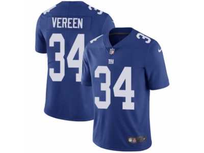 Youth Nike New York Giants #34 Shane Vereen Vapor Untouchable Limited Royal Blue Team Color NFL Jersey