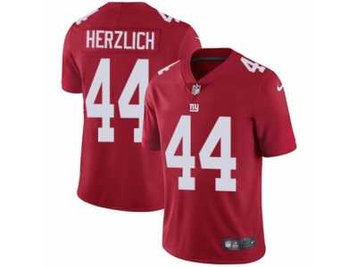 Youth Nike New York Giants #44 Mark Herzlich Vapor Untouchable Limited Red Alternate NFL Jersey