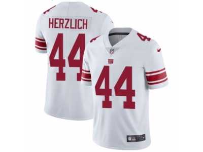 Youth Nike New York Giants #44 Mark Herzlich Vapor Untouchable Limited White NFL Jersey