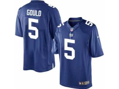 Youth Nike New York Giants #5 Robbie Gould Limited Royal Blue Team Color NFL Jersey