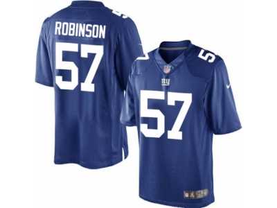 Youth Nike New York Giants #57 Keenan Robinson Limited Royal Blue Team Color NFL Jersey