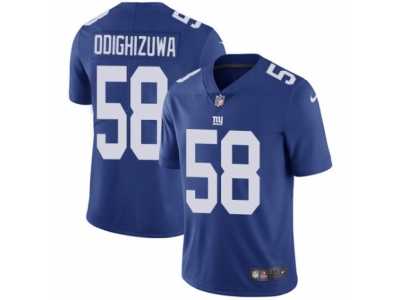 Youth Nike New York Giants #58 Owa Odighizuwa Vapor Untouchable Limited Royal Blue Team Color NFL Jersey
