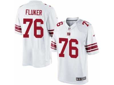 Youth Nike New York Giants #76 D.J. Fluker Limited White NFL Jersey