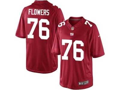 Youth Nike New York Giants #76 Ereck Flowers Red Alternate NFL Jersey