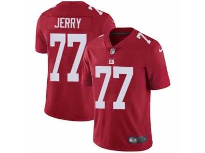 Youth Nike New York Giants #77 John Jerry Vapor Untouchable Limited Red Alternate NFL Jersey
