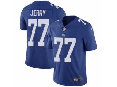 Youth Nike New York Giants #77 John Jerry Vapor Untouchable Limited Royal Blue Team Color NFL Jersey