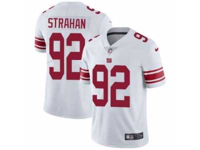 Youth Nike New York Giants #92 Michael Strahan Vapor Untouchable Limited White NFL Jersey