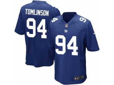 Youth Nike New York Giants #94 Dalvin Tomlinson Game Royal Blue Team Color NFL Jerseyy