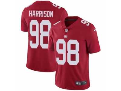 Youth Nike New York Giants #98 Damon Harrison Vapor Untouchable Limited Red Alternate NFL Jersey