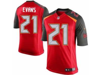 Youth Nike Tampa Bay Buccaneers #21 Justin Evans Limited Red Team Color NFL Jersey
