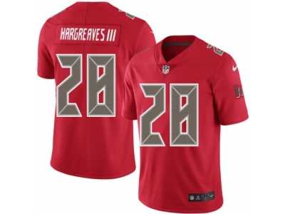 Youth Nike Tampa Bay Buccaneers #28 Vernon Hargreaves III Limited Red Rush NFL Jersey