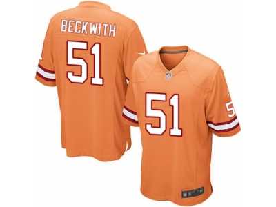 Youth Nike Tampa Bay Buccaneers #51 Kendell Beckwith Limited Orange Glaze Alternate NFL Jersey