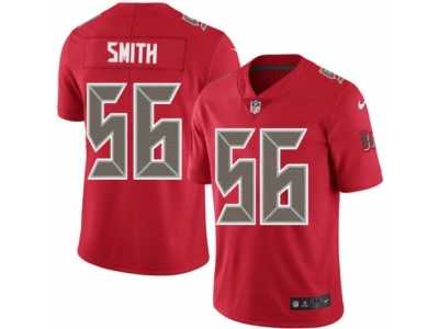 Youth Nike Tampa Bay Buccaneers #56 Jacquies Smith Limited Red Rush NFL Jersey